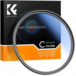 K&F Concept 82MM Classic Series, Blue-Coated, HMC UV Filter, Japan Optics