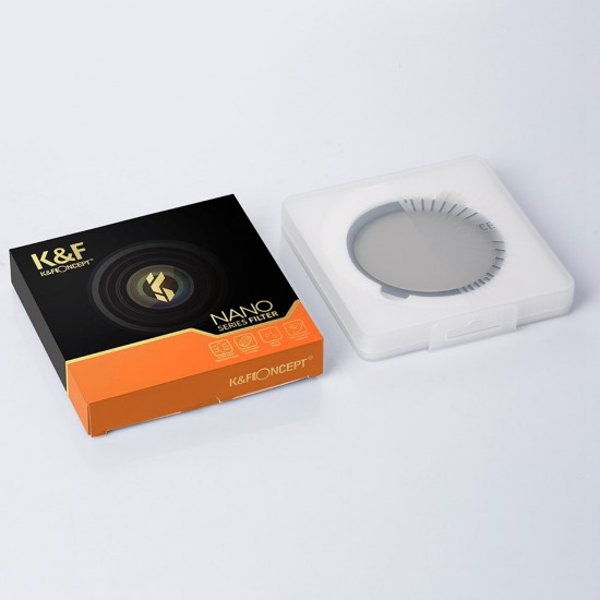 فلتر ND متغير/خافت Nano-X مقاس 72 مم من K&F Concept، ND2~ND32، بدون صليب أسود