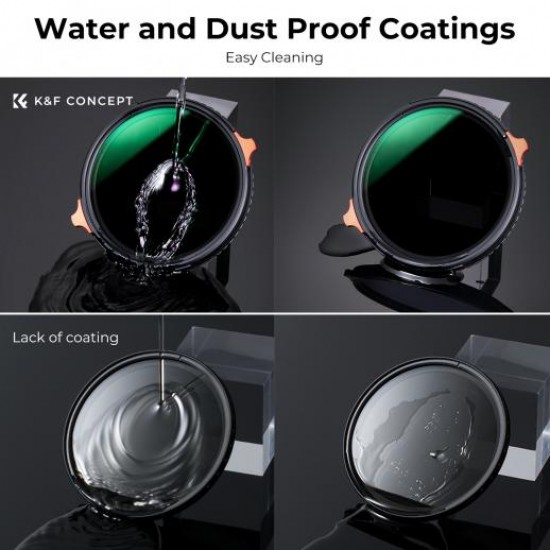 K&F Concept 67mm ND4-ND64 (2-6 Stop) Variable ND Filter K&F Concept 67mm ND4-ND64 (2-6 Stop) Variable ND Filter