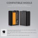 K&F Concept NP-FW50 rechargeable battery 2pcs + charger kit compatible with Sony K&F Concept NP-FW50 rechargeable battery 2pcs + charger kit compatible with Sony