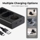 K&F Concept Dual NP-W235 Battery + Charger Kit for Fuji Cameras