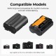 K&F Concept Dual NP-W235 Battery + Charger Kit for Fuji Cameras