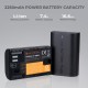 K&F Concept LP-E6NH rechargeable battery 2pcs + charger kit compatible with Canon