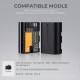 K&F Concept LP-E6NH rechargeable battery 2pcs + charger kit compatible with Canon