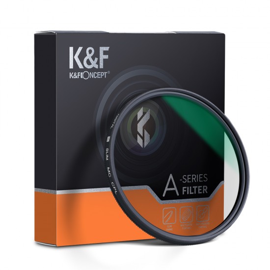 K&F CONCEPT 72 MM CPL, SLIM, GREEN COATED