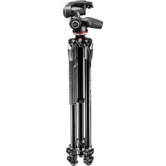 Manfrotto 290 Xtra Aluminium 3-Section Tripod with Head (MK290XTA3-3W)