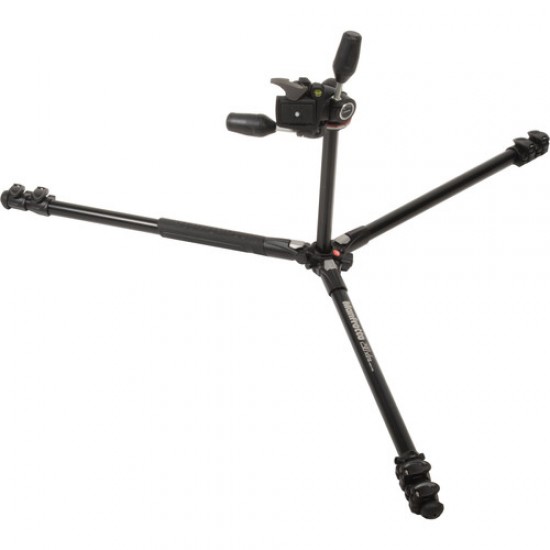 Manfrotto 290 Xtra Aluminium 3-Section Tripod with Head (MK290XTA3-3W)