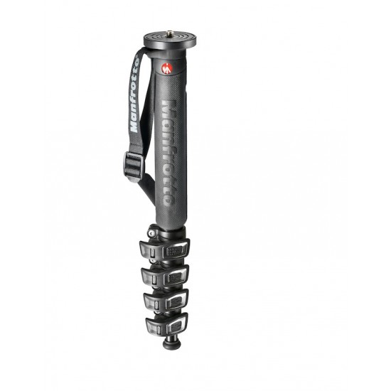 Manfrotto XPRO 5-Section photo monopod, aluminum with Quick power lock