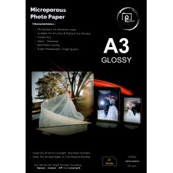 MICROPOROUS PHOTO PAPER A3 GLOSSY