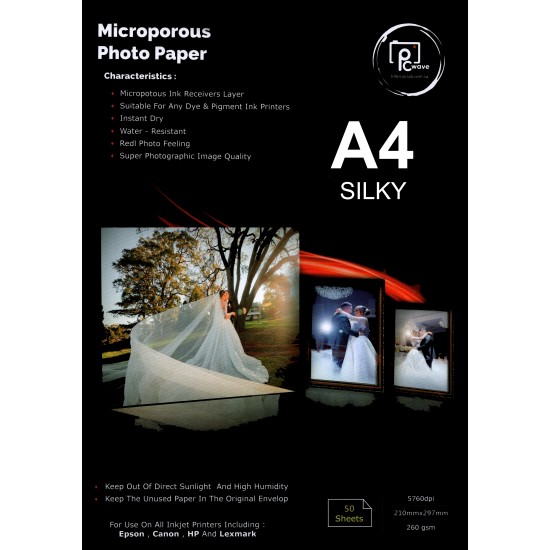 MICROPOROUS PHOTO PAPER A4 SILKY