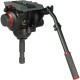 Manfrotto 509HD Video Head with 545GB Tripod Legs, Ground Spreader & Padded Bag