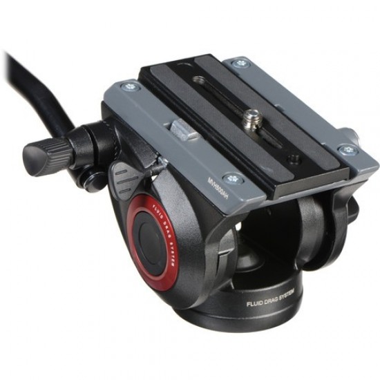 Manfrotto 500 Fluid Video Head with 190X Video Aluminum Tripod & Leveling Column Kit Manfrotto 500 Fluid Video Head with 190X Video Aluminum Tripod & Leveling Column Kit