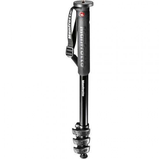 Manfrotto XPRO 4-Section photo monopod, aluminum with Quick power lock