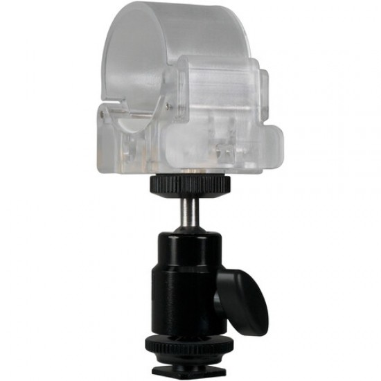 Nanlite Pavotube Transparent Polycarbonate Clip and Mini Ball Head 