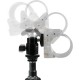 Nanlite Pavotube Transparent Polycarbonate Clip and Mini Ball Head 