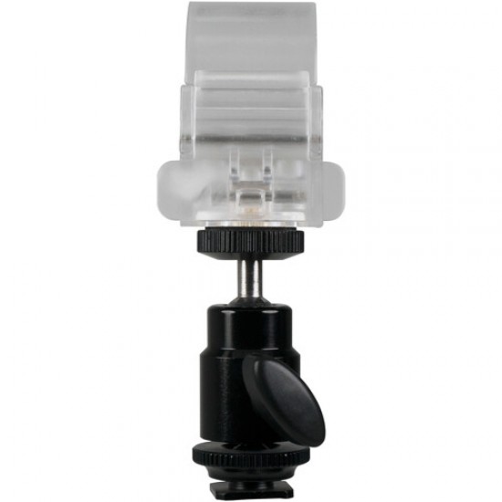 Nanlite Pavotube Transparent Polycarbonate Clip and Mini Ball Head 