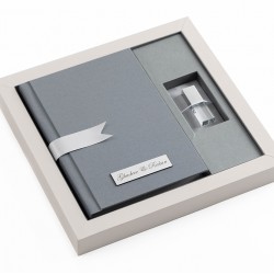 Album A5 (10s) – Imperial Grey + USB + Magnetic Box – Liv Liver