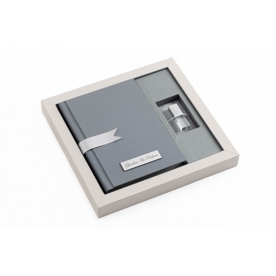 Album A5 (10s) – Imperial Grey + USB + Magnetic Box – Liv Liver