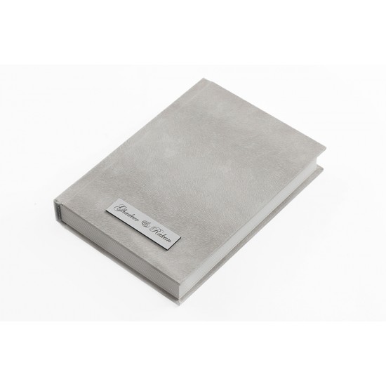 Album A5 (10s) – Feather Chincilia + USB + Flush Box – Feather Zibeline