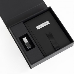 Album A5 (10s) + USB + Box Flap Handle – Mondial Black