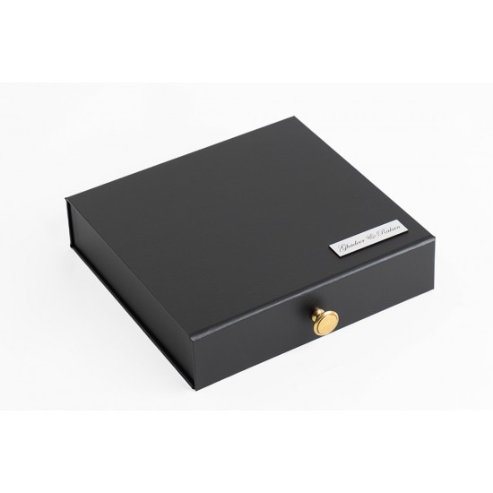 Album A5 (10s) + USB + Box Flap Handle – Mondial Black