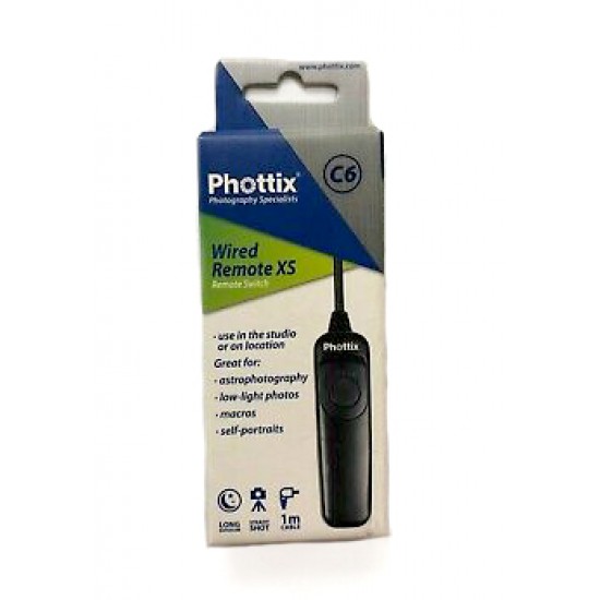 Phottix Wired Remote C6 for Canon, Contax, and Pentax