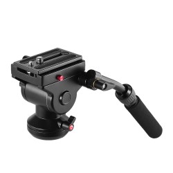 Promage DS008H Video Camera Tripod Action Fluid Drag Pan Head Hydraulic Panoramic Photographic Head