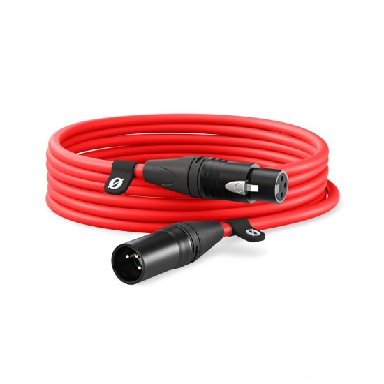  XLR CABLE 6M RED