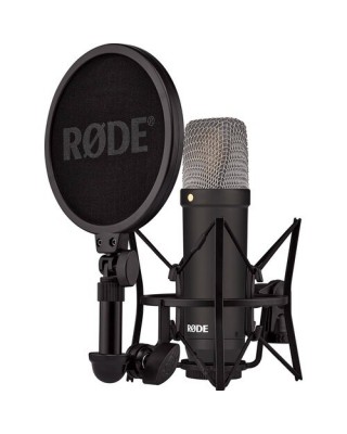 RODE NT1 Signature Series Large-Diaphragm Condenser Microphone (Black)