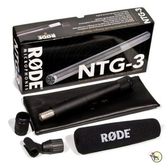Rode Microphones NTG-3 RF-Bias Shotgun Microphone, Black