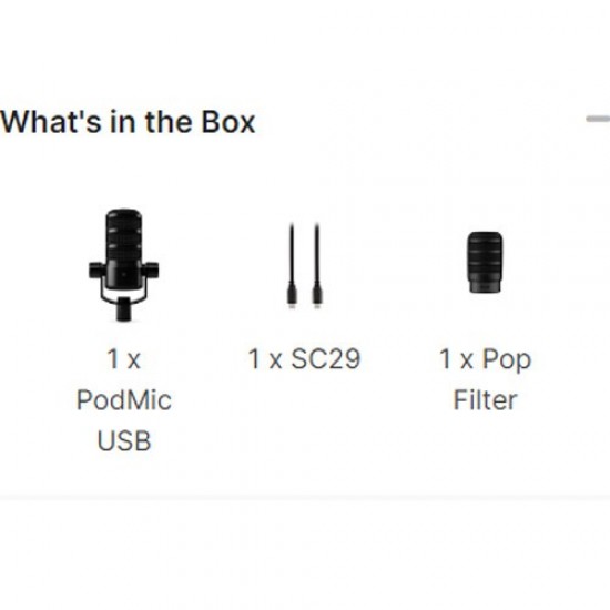 RODE PodMic USB and XLR Dynamic Broadcast Microphone