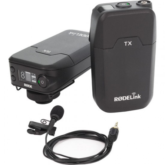 Rode RODELink Filmmaker Kit Digital Camera-Mount Wireless Omni Lavalier Microphone System 2.4 GHz