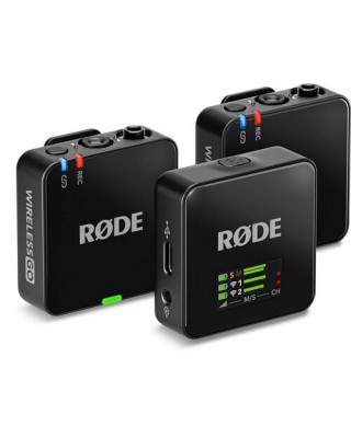 RODE Wireless GO (Gen 3) 2-Person Compact Digital Wireless Microphone System/Recorder (2.4 GHz, Black)