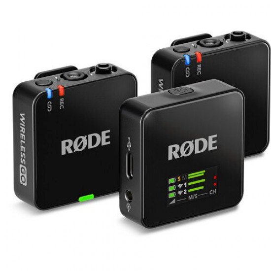 RODE Wireless GO (Gen 3) 2-Person Compact Digital Wireless Microphone System/Recorder (2.4 GHz, Black) RODE Wireless GO (Gen 3) 2-Person Compact Digital Wireless Microphone System/Recorder (2.4 GHz, Black)