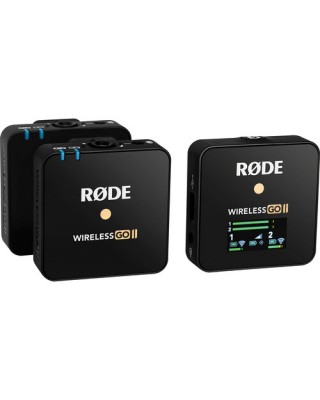 Rode Wireless GO II 2-Person Compact Digital Wireless Omni Lavalier Microphone System/Recorder Kit