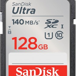 SANDISK 128GB ULTRA UHS-I SDXC MEMORY CARD 140MBS