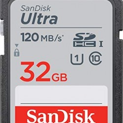 بطاقة ذاكرة سانديسك ألترا SanDisk Ultra UHS-I SDXC بسعة 32 جيجابايت بسرعة 120 ميجابايت/ثانية