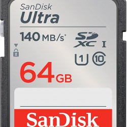 SanDisk 64GB Ultra UHS-I SDXC Memory Card 140mb/s