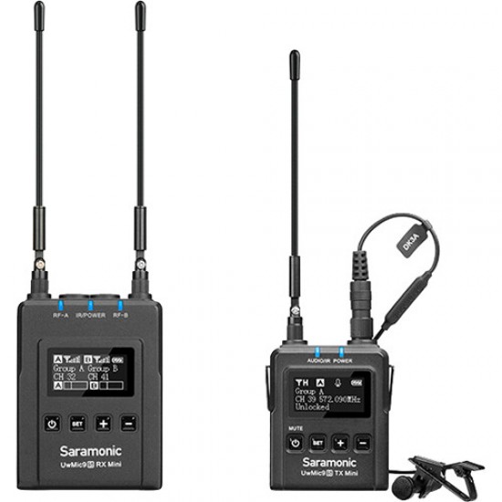 Saramonic UwMic9S Kit1(TX+RX) Wireless Microphone System