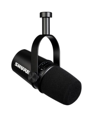 SHURE MV7-K PODCAST MICROPHONE (BLACK)