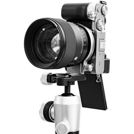 SILENCE CORNER ATOLL C ROTATING CAMERA COLLAR FOR SELECT CANON MIRRORLESS CAMERA (SILVER) SILENCE CORNER ATOLL C ROTATING CAMERA COLLAR FOR SELECT CANON MIRRORLESS CAMERA (SILVER)