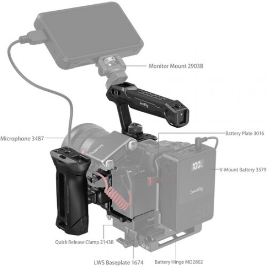 SmallRig Rhinoceros Advanced Cage Kit for Sony a7R V, a7 IV & a7S III