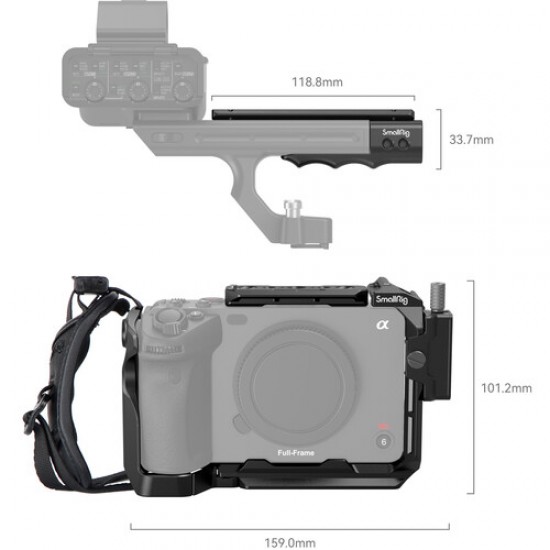 SmallRig Handheld Camera Cage Kit for Sony FX30 and FX3 SmallRig Handheld Camera Cage Kit for Sony FX30 and FX3
