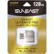 SUNEAST MicroSDXC Ultimate Pro UHS-II 128GB Memory Card Read: 280MB/s Write: 100MB/s Memory Card with SD Adapter
