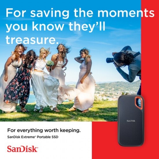 SanDisk 4TB Extreme Portable SSD V2 (Black)