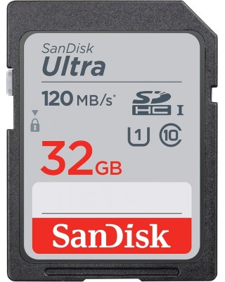Sandisk Ultra 32Gb Sdhc Memory Card 120Mb/S