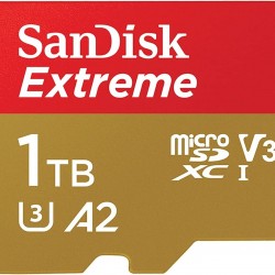 SanDisk 1TB Extreme microSDXC UHS-I Memory Card 190mbs 130mbs 