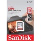 SanDisk 16GB Ultra UHS-I SDHC 80MB/S Memory Card