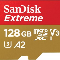 SanDisk 128GB Extreme microSDXC UHS-I Memory Card 190mbs 