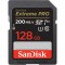SanDisk 128GB/ 200mbs Extreme PRO UHS-I SDXC Memory Card